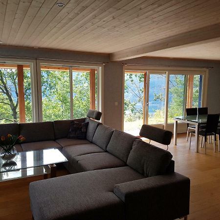 Panorama View Along The Fjord In Stryn Villa Blakset Exteriör bild